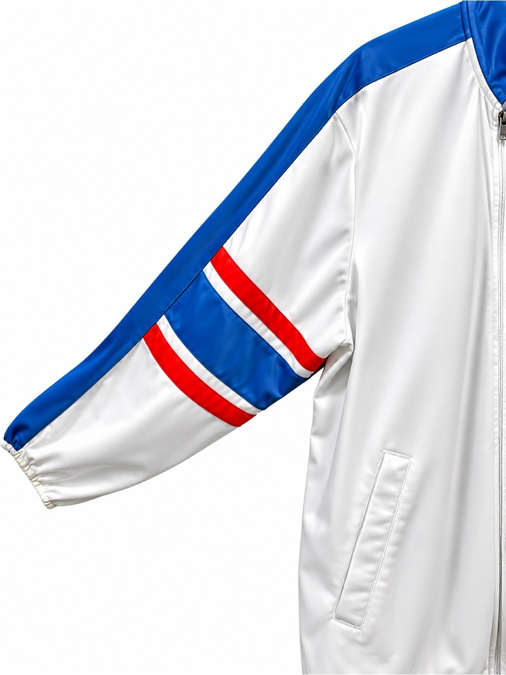 OKC Thunder NBA 3XL White Blue Red Full Zip Track Jacket - Picture 3 of 4
